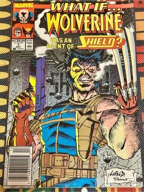 💥 Marvel What If #7 Wolverine Agent of SHIELD - Jim Valentino & Rob Liefeld Art!